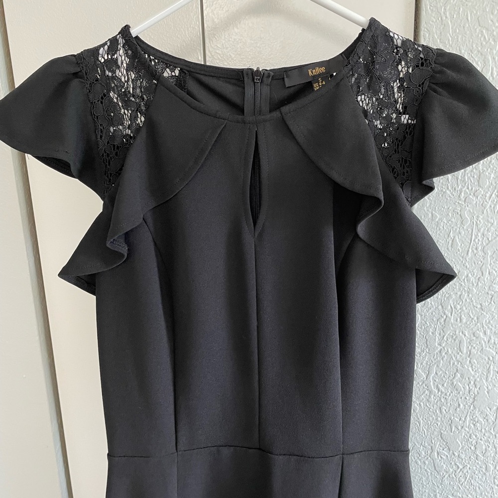 Black pencil dress